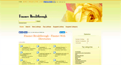 Desktop Screenshot of financebreakthrough.com
